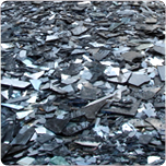 Dark Grey Glass Cullet